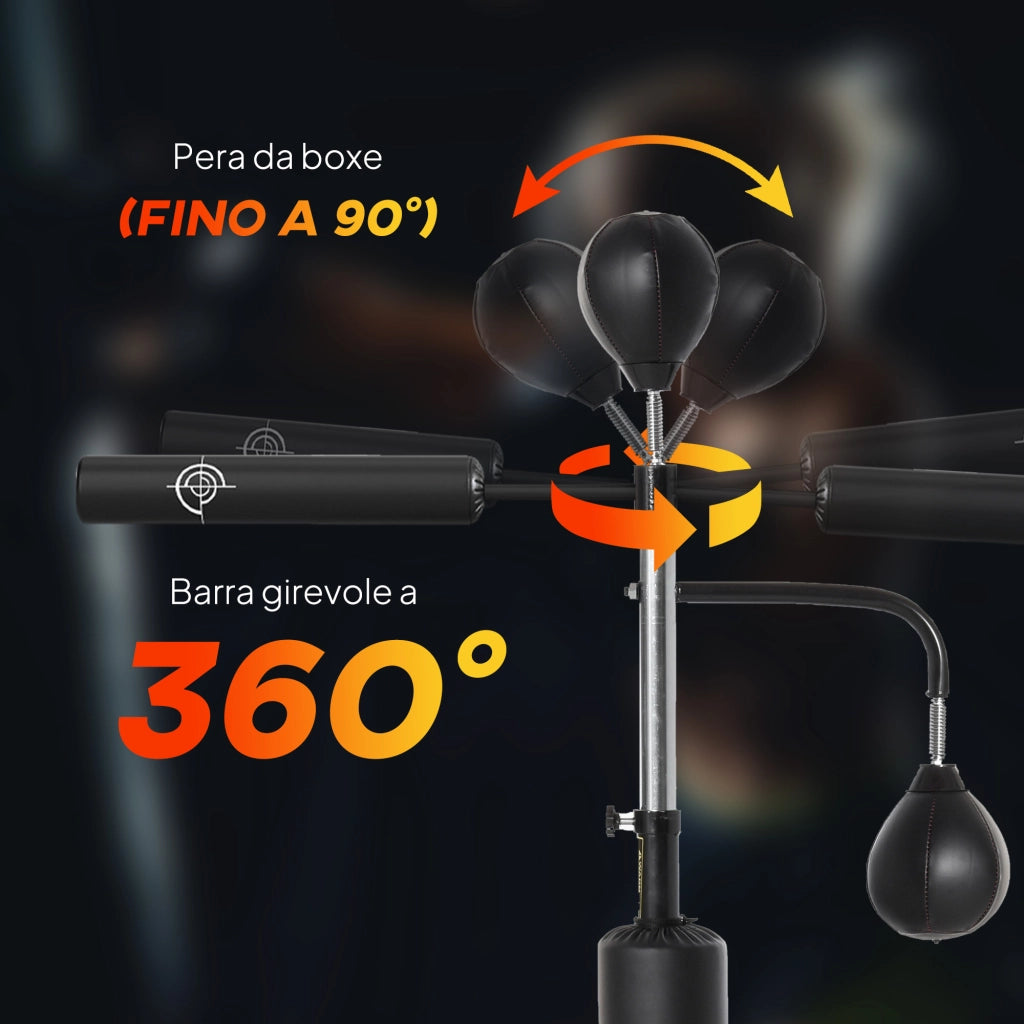 Sacco Boxe da Terra 4 in 1 ¨C Minimal ¨C Nero