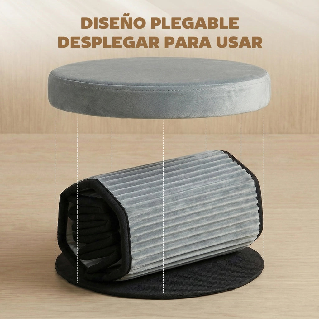 Pouf con cassetti ¨C Minimal ¨C Grigio scuro 38x38x38 cm