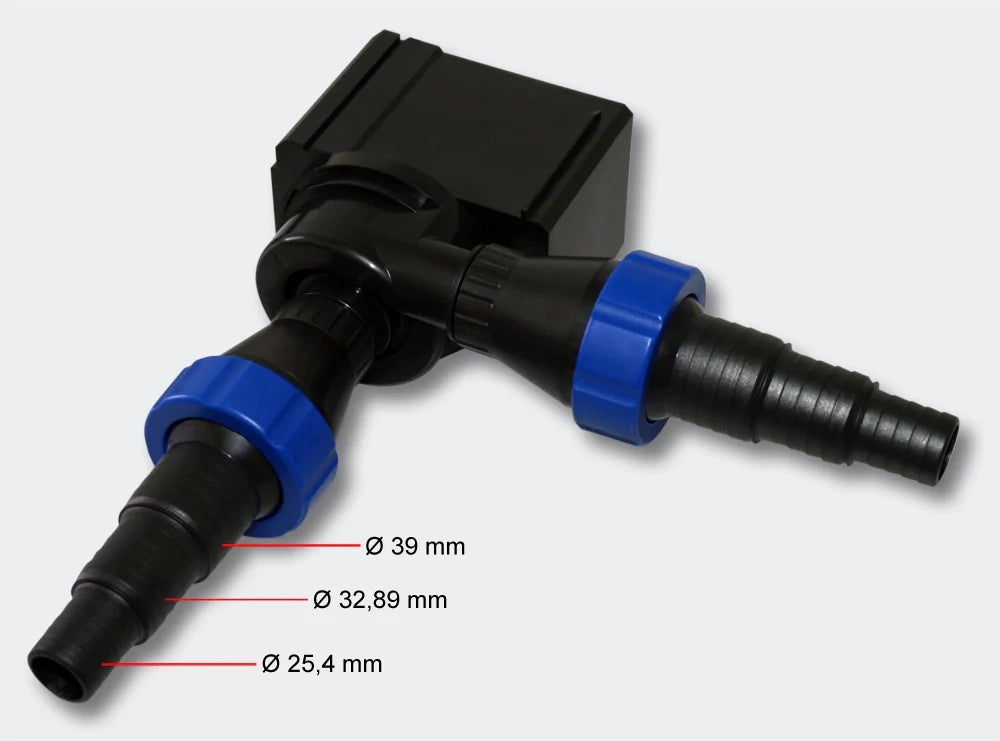 Pompa per acqua da laghetto filtro filtrazione a ruscello acquario ecologico laghetto piccolo eco 6000l/h 40 Watt 4216065