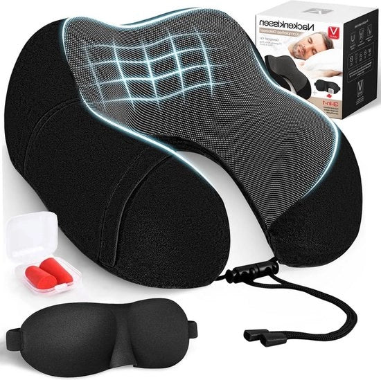 Cuscino di supporto per il collo per viaggi, ergonomico e comodo