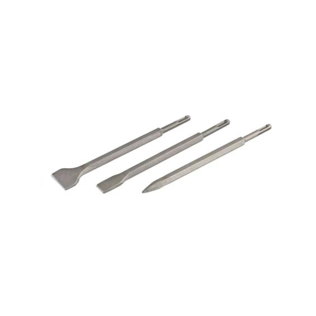 Scalpello set martello SDS Plus EINHELL 250 mm punta taglio largo e stretto paletta