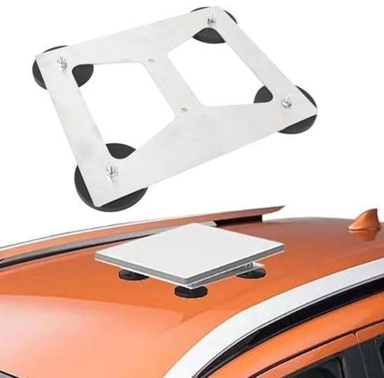 Montaggio Fissa Sterreo - Supporto Magnetico per Antenna - Materiale Inox - Resistenente ai Marcature - Capacità di Trazione 66 kg - Montaggio Automatico