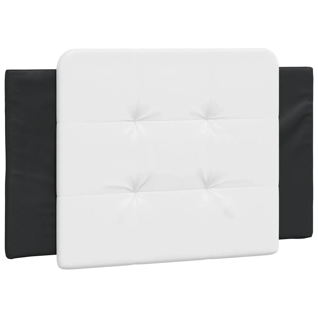 Cuscino Testiera Zadar Nero e Bianco 80 cm in Similpelle 374834