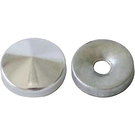 BORCHIA COPRIVITE BOMBATA 12 mm - Ottone lucido - 200 pezzi