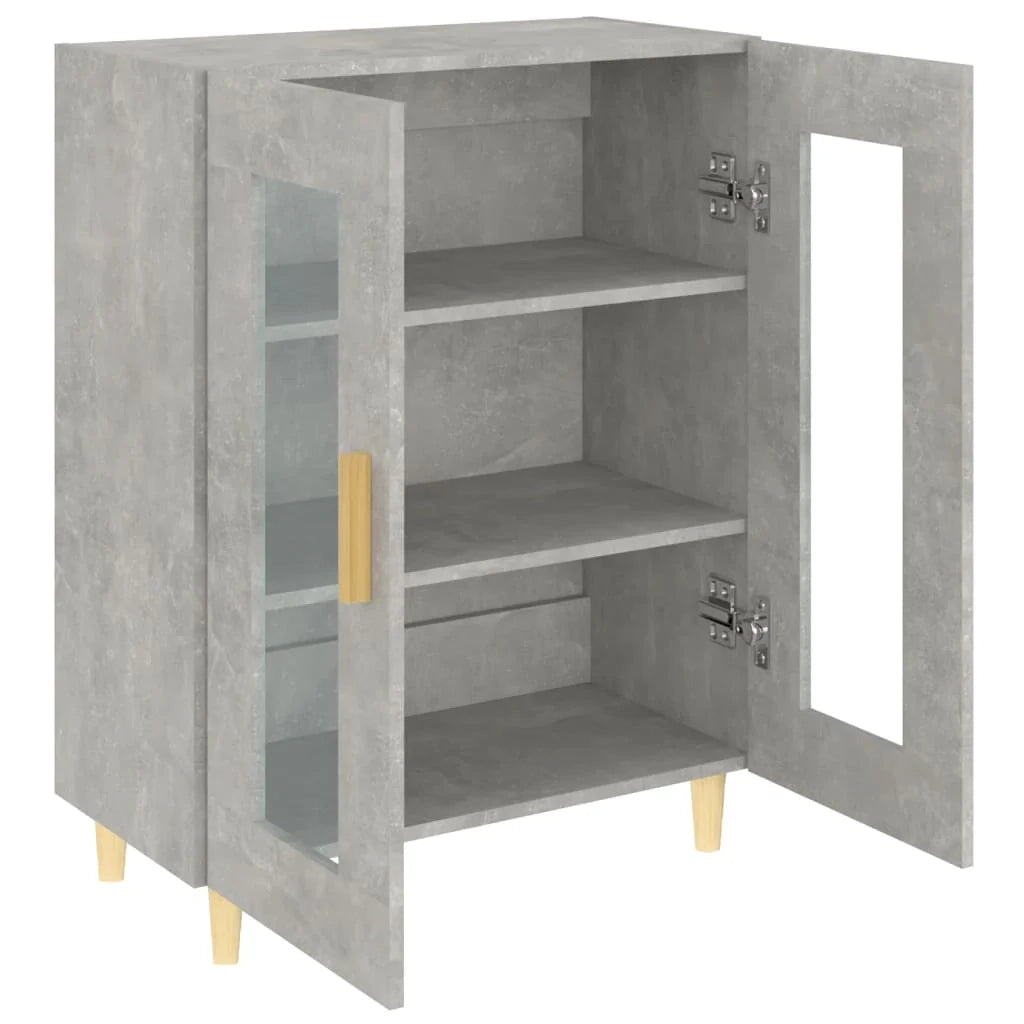 Buffet credenza cassettiera armadio mobile contenitore organizer per cucina soggiorno salotto 69,5 x 34 x 90 cm legno ingegnerizzato grigio 02_0032038