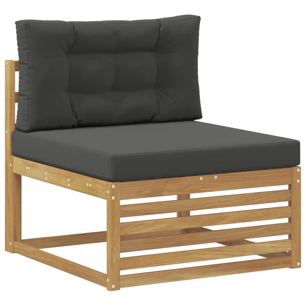 Set di divani da esterno 9 pcs Bianco e Antracite 3390727