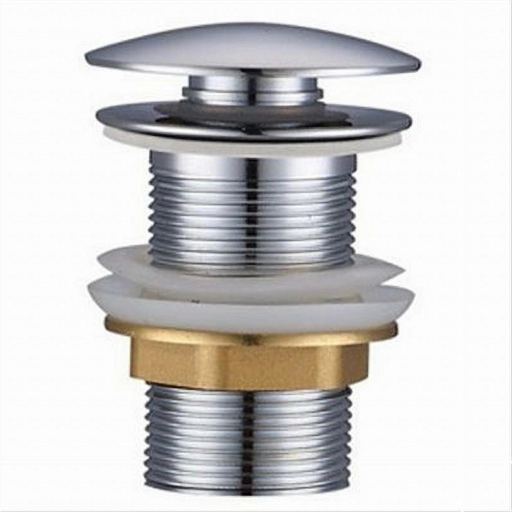 Trade Shop - Piletta Di Scarico Universale 1/4" Lavandino Pop Up Tappo A Pressione 9,8cm 59602 -