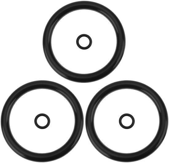 Set di 3 Filtri Acqua con O-Ring di Pompaggio EPDM