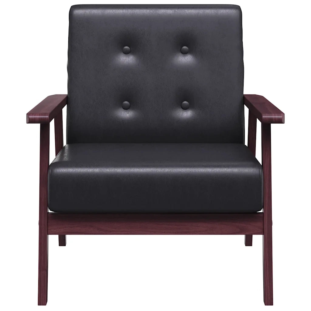 Poltrona Nera in Similpelle 248641