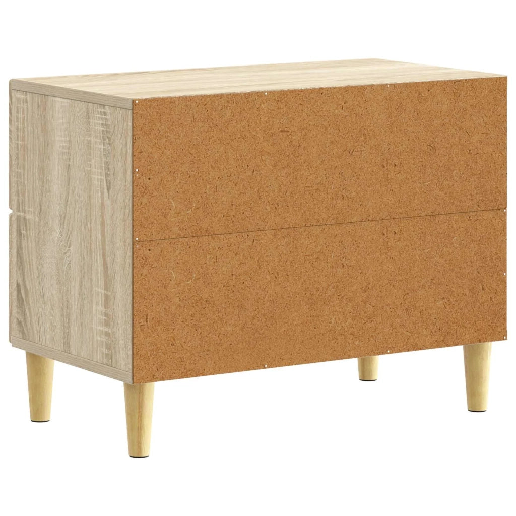 Comodino | Armadio da Notte | Mobiletto da notte Rovere Sonoma 62 x 34,5 x 48 cm Legno ingegnerizzato