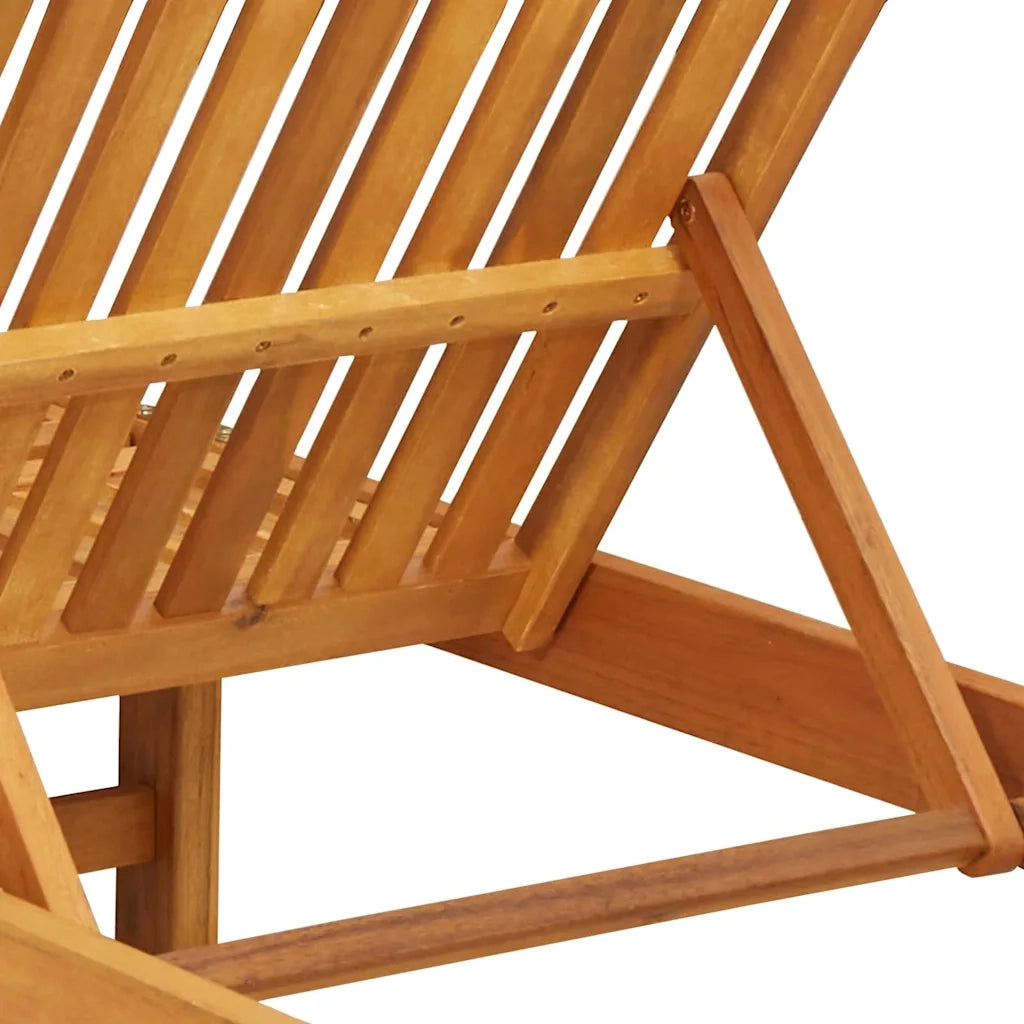 Lettino da sole Marrone 199 x 63 x 85 cm 4105539