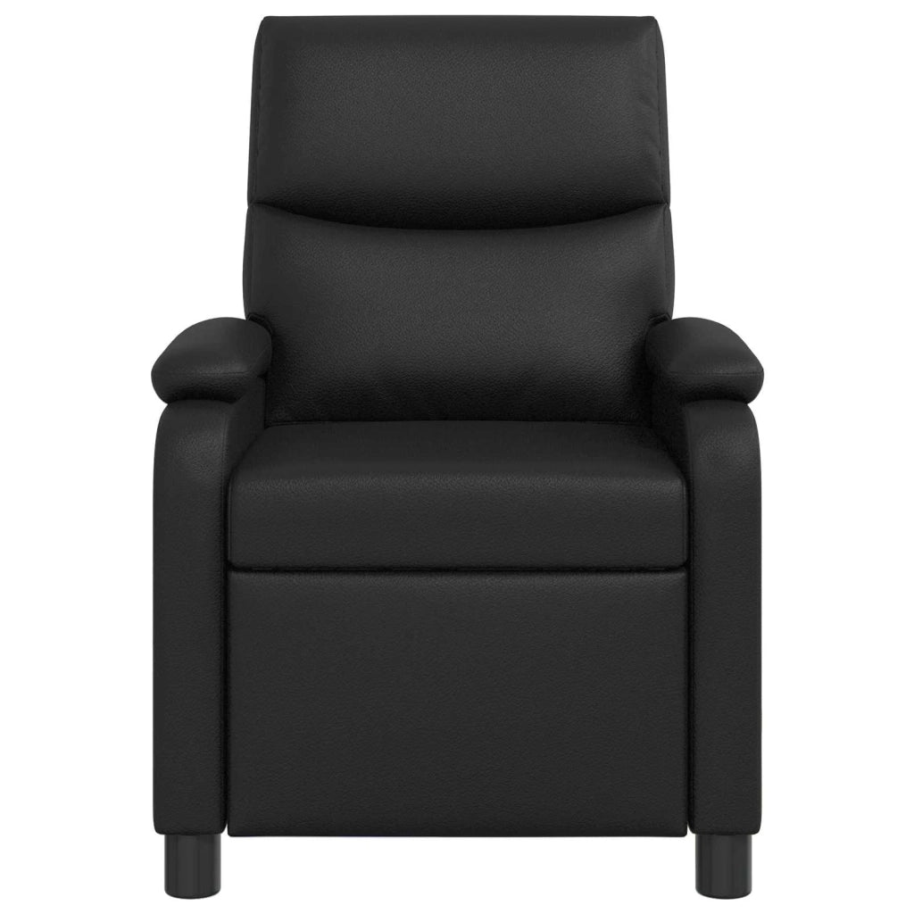 Poltrona reclinabile Nero Similpelle 42034981