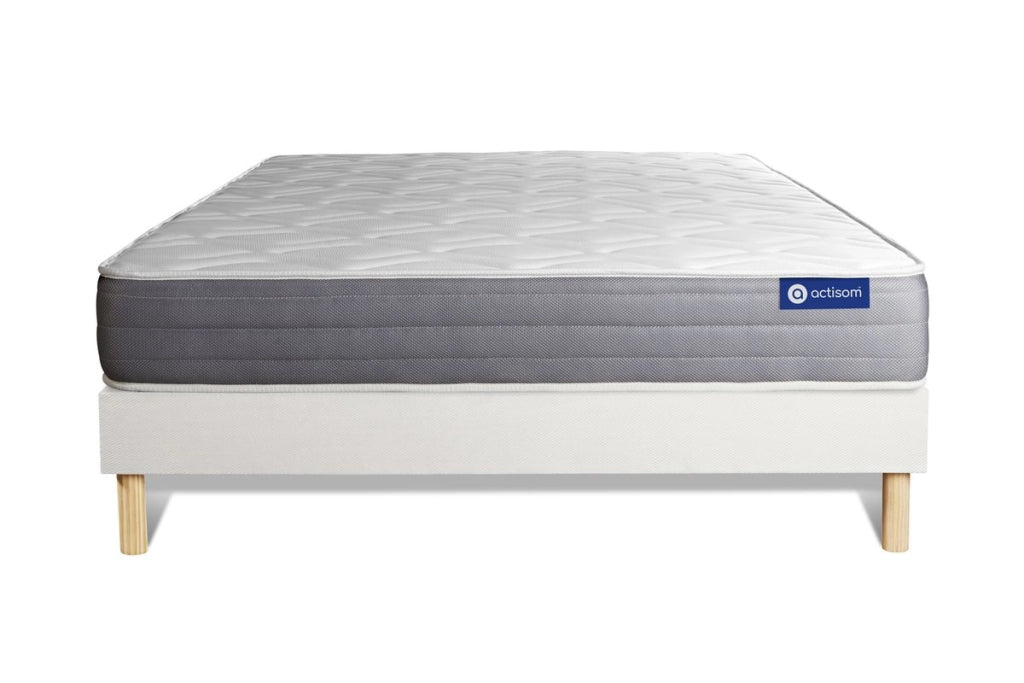 Kit rete e materasso Actilatex dream 135x200cm - Spessore : 22cm - Lattice e memory foam - Moderatamente rigido