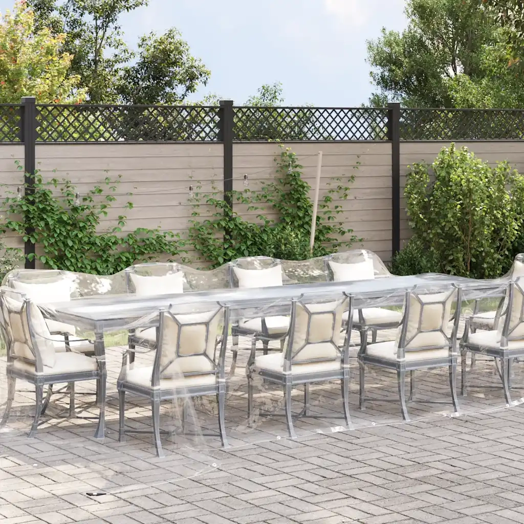 Telone Trasparente con Occhielli 4x10 m in PVC