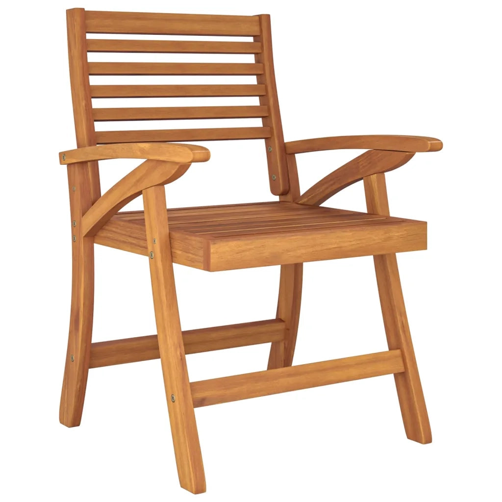 Set da Pranzo per Giardino 5 pz in Legno Massello di Acacia 3156855