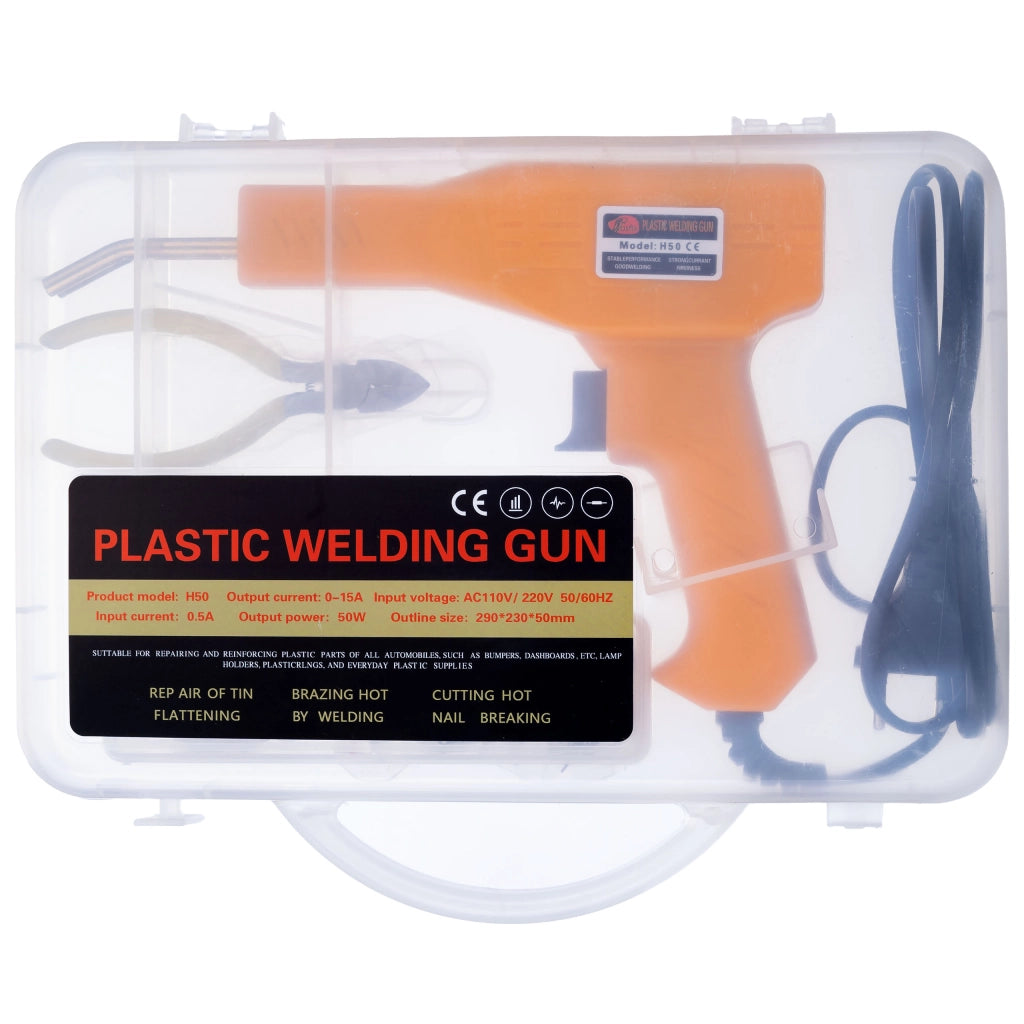 Graffettatrice per Plastica con Valigetta e 1000 Graffette – Rosfix | 50W, 230V, 750°C | Riparazioni e Montaggi Plastici