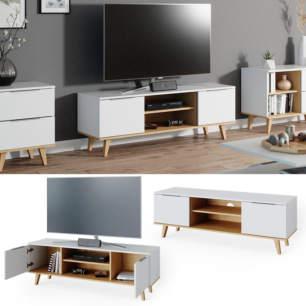Vicco Mobile tv Bianco 138 x 49 cm