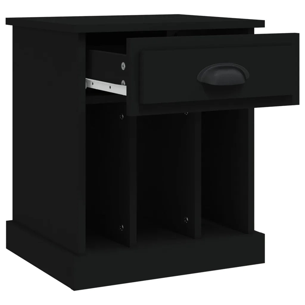 Comodini 2 pz Neri 43x36x50 cm 816347