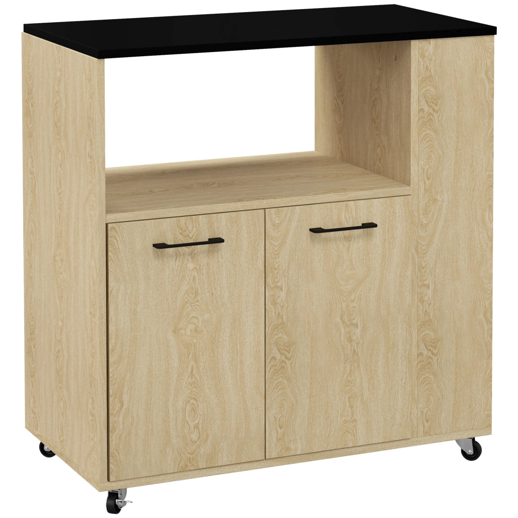 Carrello da cucina con ripiani e ruote ¨C Minimal ¨C 75x40x80,5 cm