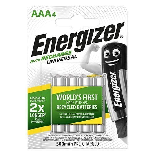 Energizer Recharge Universal Batteria ricaricabile Mini Stilo AAA Alcalino