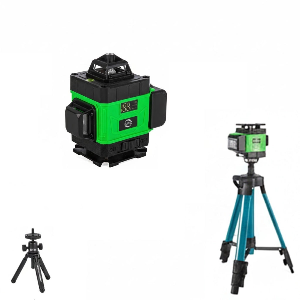 LIVELLA LASER 16 LINEE AUTOLIVELLANTE CON TREPPIEDE BATTERIA 2400MAH AS08632