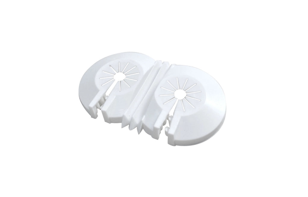 ROSETTA MATERIALE PLASTICO UNIVERSALE DOPPIA- Diam. 10-22 mm- DK- pezzi 1