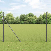 Recinzione Esagonale Grigio 1,6 x 25 m PVC 42005549