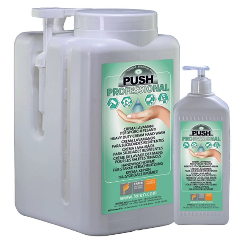 PASTA BIANCA ABRASIVA 'PUSH PROFESSIONAL' 5000 ml - con dosatore - FAREN