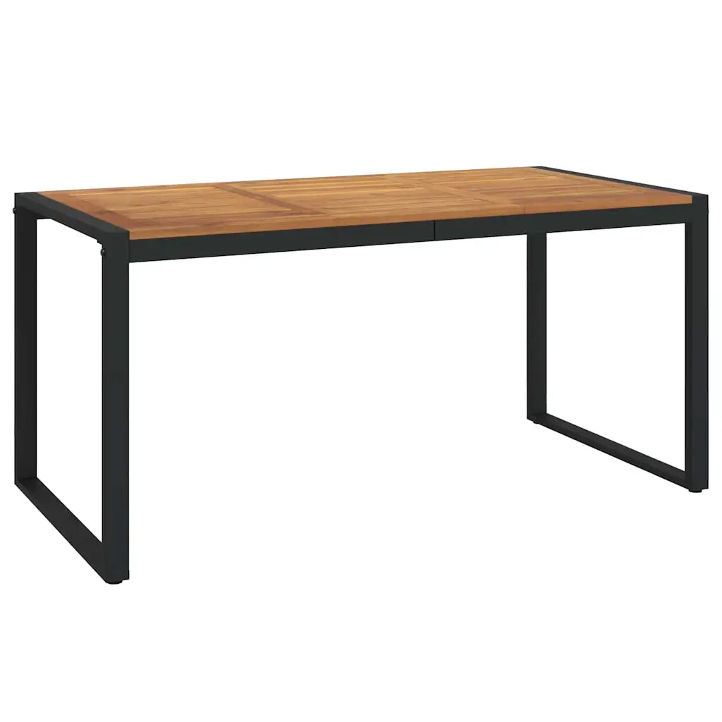 Set da Pranzo per Giardino 7 pcs Nero e Marrone polyrattan
