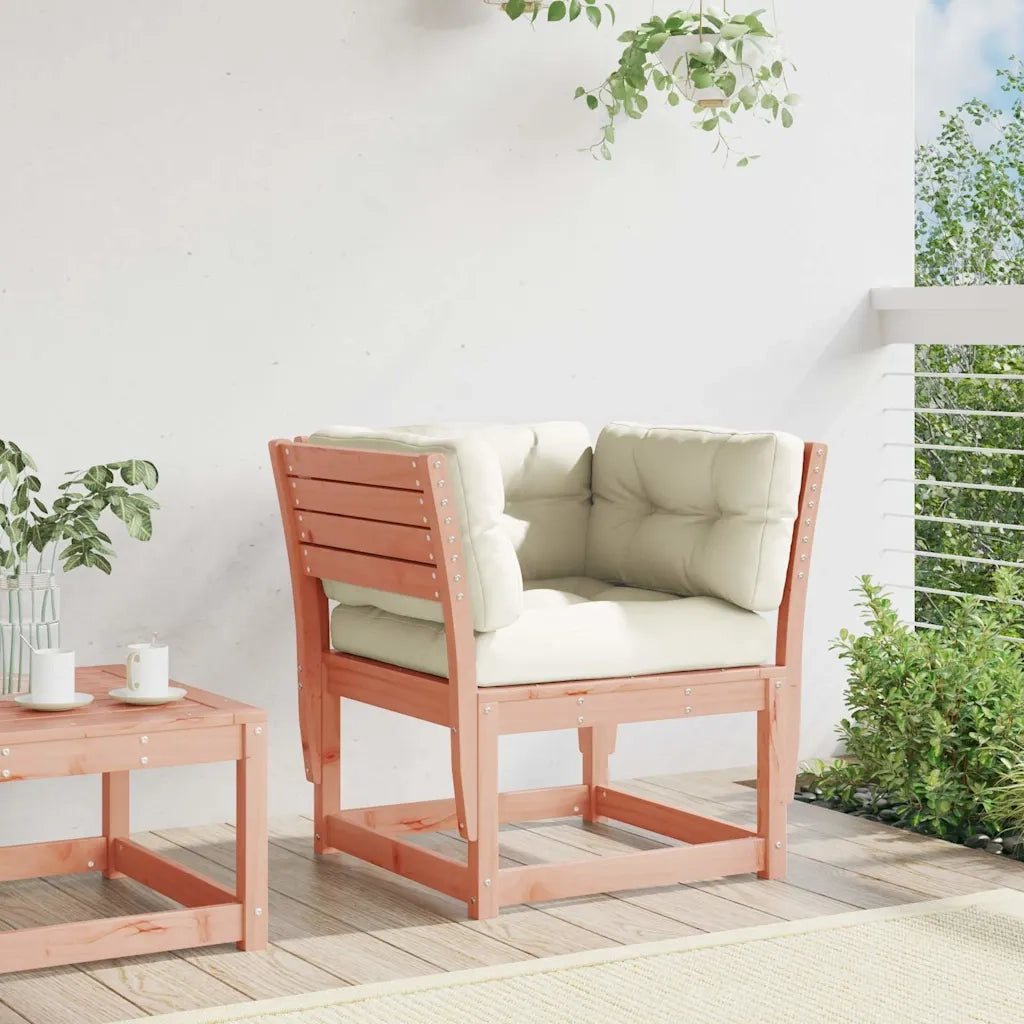 Divano Giardino Braccioli con Cuscini Legno Massello di Douglas 844697
