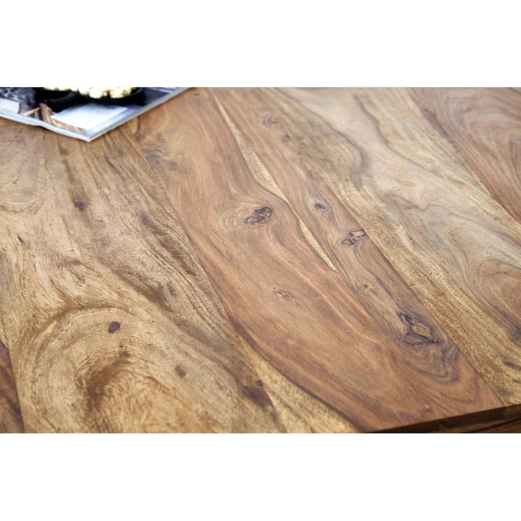 Tavolo da pranzo ORBO 200 cm – Tavolo in legno massiccio di Sheesham verniciato