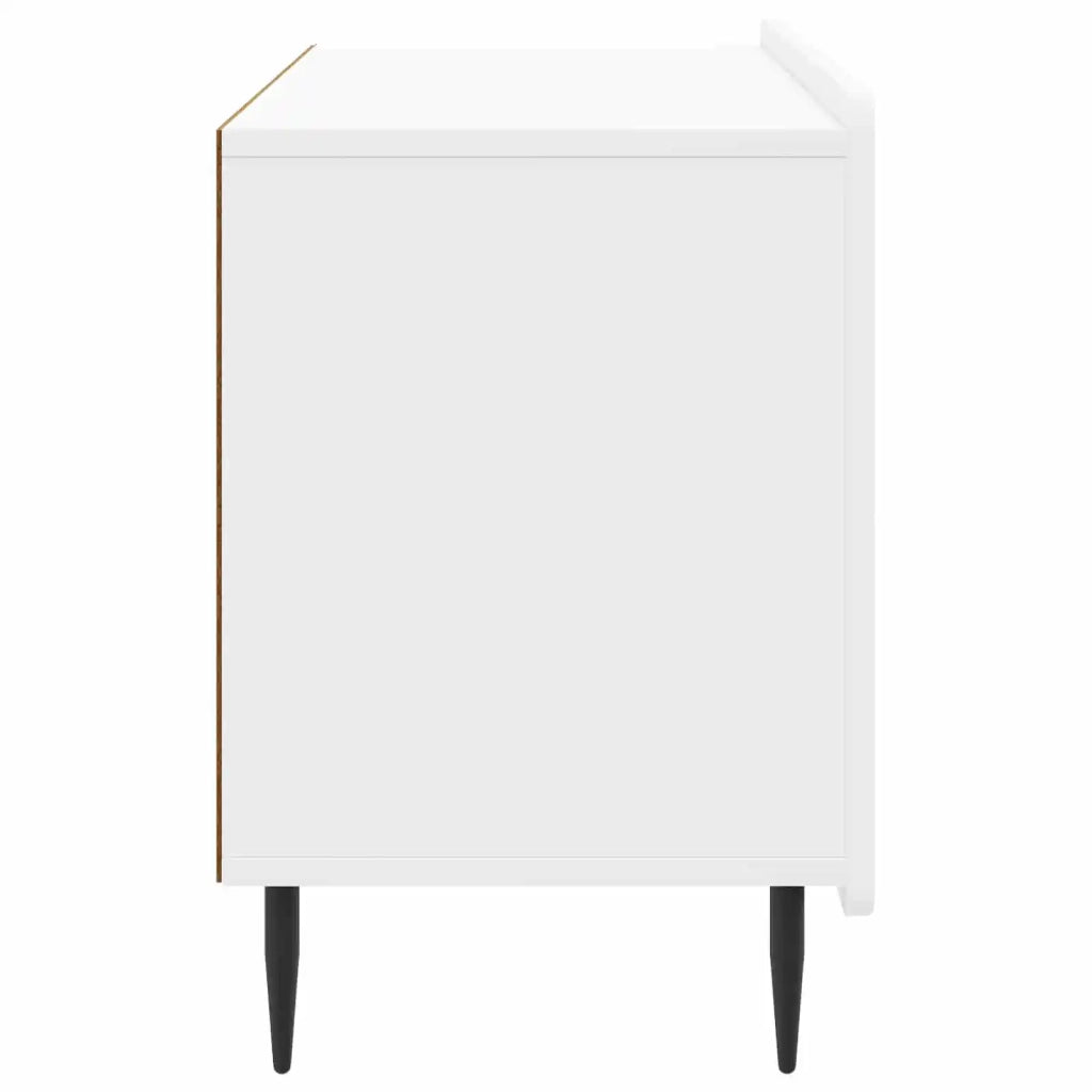 Mobile TV | Armadietto TV | Mobile Porta TV Bianco Lucido 99 x 34,5 x 52 cm Legno ingegnerizzato