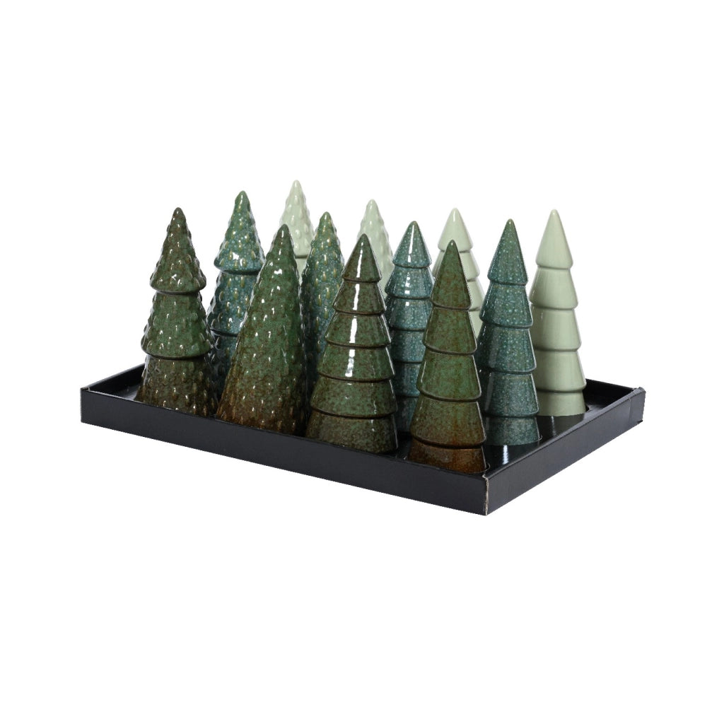 Albero in ceramica ass 9x9x21cm