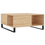 Tavolino salotto | Tavolino da caff¨¨ | Tavolino da Soggiorno Rovere Sonoma 80x80x36,5 cm Legno Multistrato