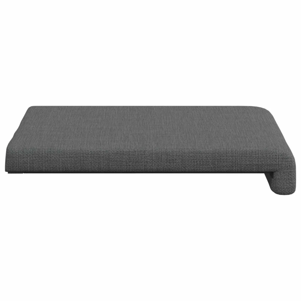Cuscino per panchina 2 pcs Tessuto Grigio Scuro 42043009