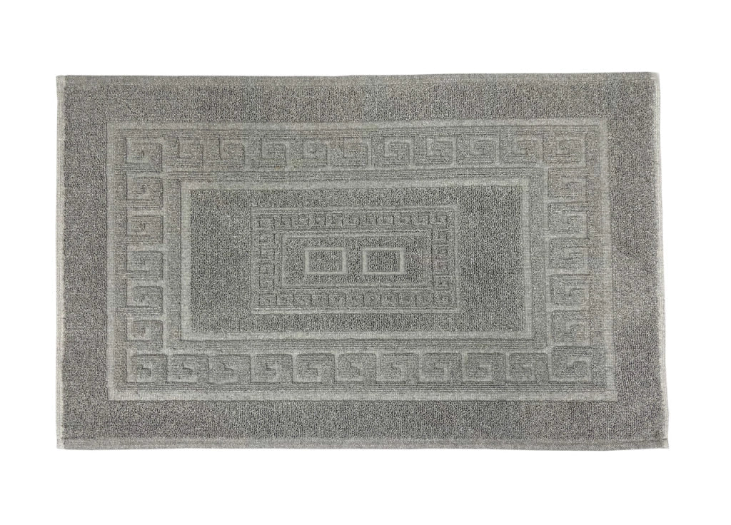 Tappeto Da Bagno Disegno Torino Colore Grigio - 45x60 - Grigio