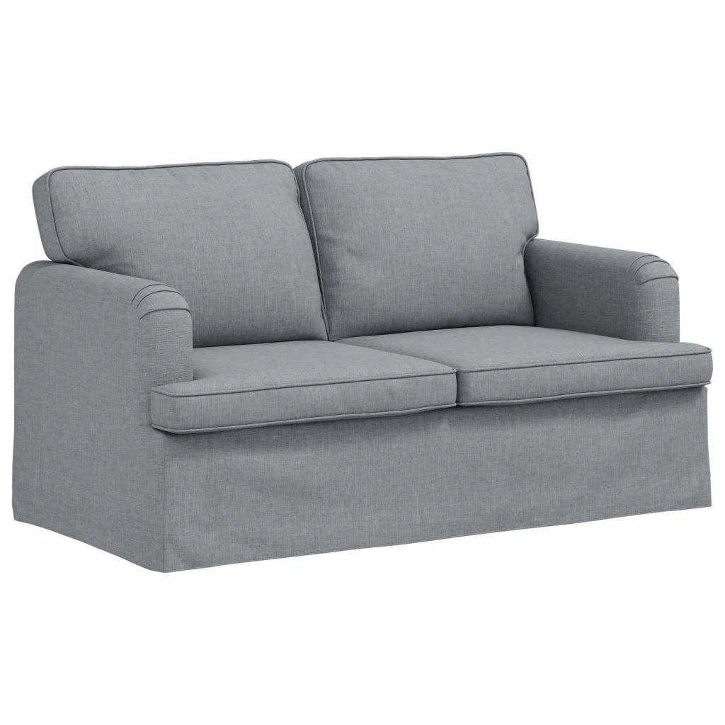 Set di divani 2 pcs Grigio chiaro 144 x 80 x 85 cm Tessuto 3407516