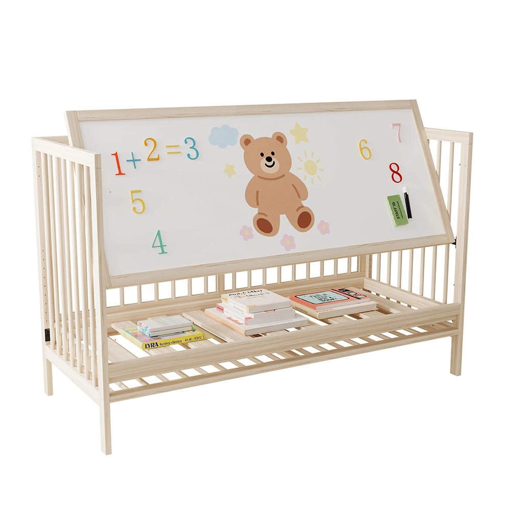 Lettino bebè - Xylo - 140x60x90 cm legno trasformabile