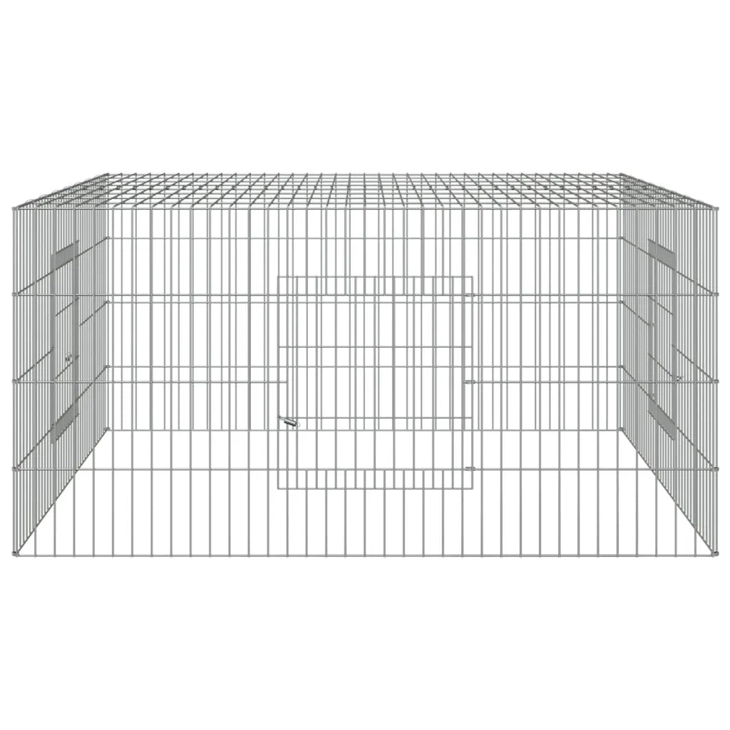 Conigliera 110x110x55 cm Ferro Zincato 171562