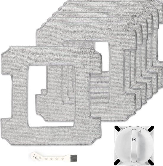 Set di pannelli di pulizia riciclabili (8 pezzi) per robot aspirapolvere per finestre 

Specifica tecnica: 
- Set di 8 pannelli di pulizia riciclabili
- Microfibra lavabile
- Adatto per robot aspirapolvere per finestre W1 Pro e W2 Pro con spazzola