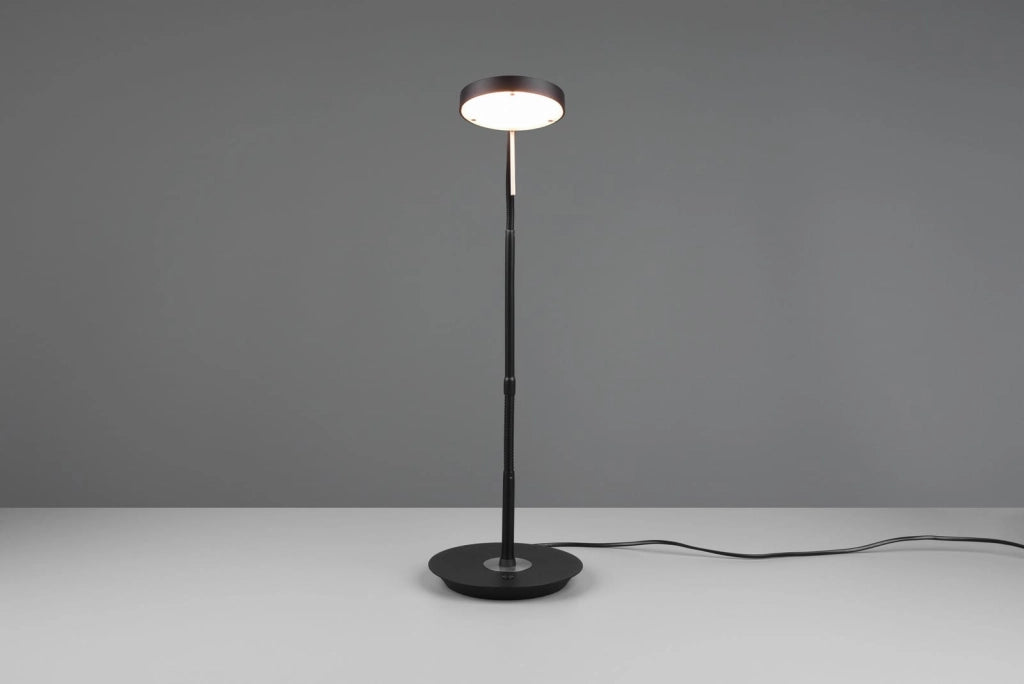 Lampada da scrivania MONZA nera LED 12W dimmer Trio