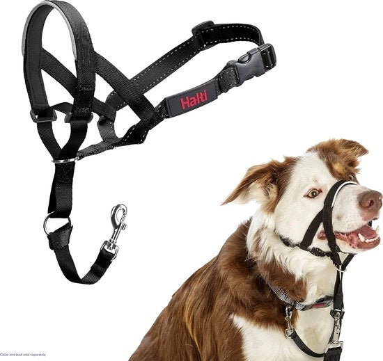 Harnas per cani, misura 2, nero, prevenzione di trazione, regolazione semplice, leggero, con guinzaglio imbottito, anti-trazione per cani di taglia media