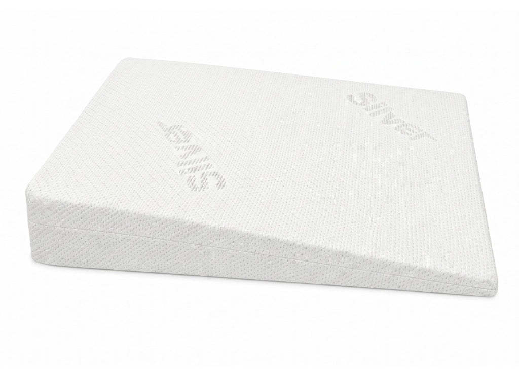Cuscino Guanciale Letto Modello Cuneo Anallergico Sfoderabile - Cuscino Cuneo - Bianco