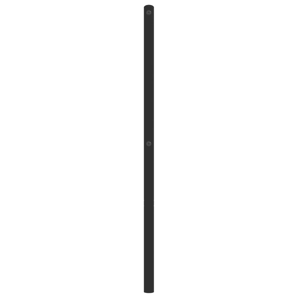 Testiera | Testata di Ricambio in Metallo Nero 150 cm