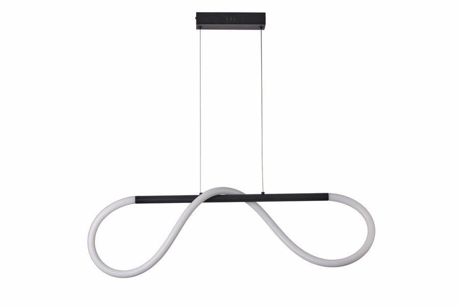 Lampada a sospensione Savanah LED 16W nera 80 cm Reality