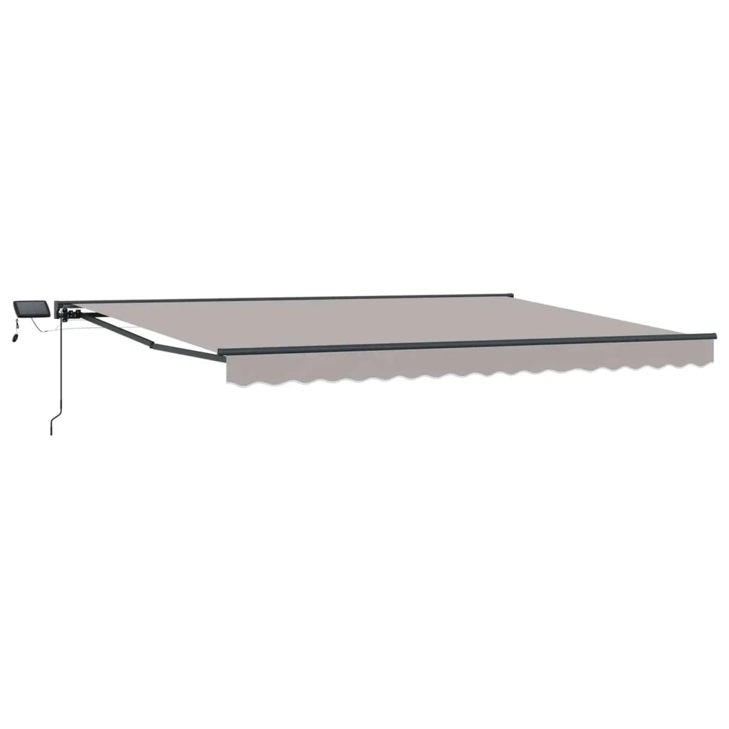 Cornice per Tenda Manuale con LED 4 × 3,5 m 3420872