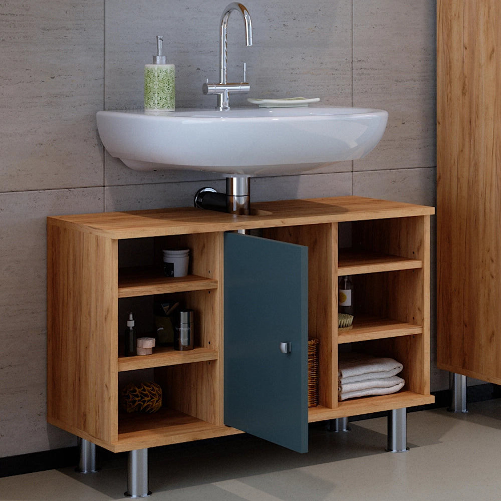 Vicco Mobile sottolavabo per bagno Verde 80 x 54 cm