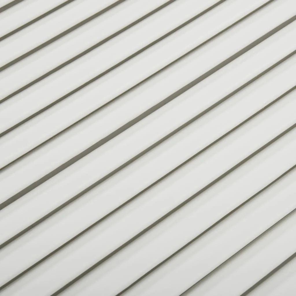 Set di 2 ante a persiana ante per armadi ante per mensole rivestimento per armadio guardaroba bianco 99,3 x 39,4 cm legno di pino massiccio 02_0003911