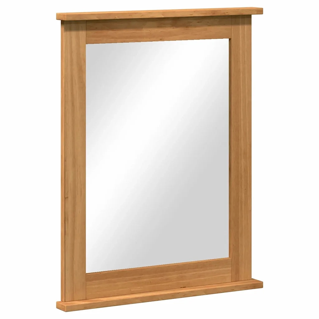 Specchio Rettangolare VIGO Marrone miele 55,5 x 5 x 70 cm
