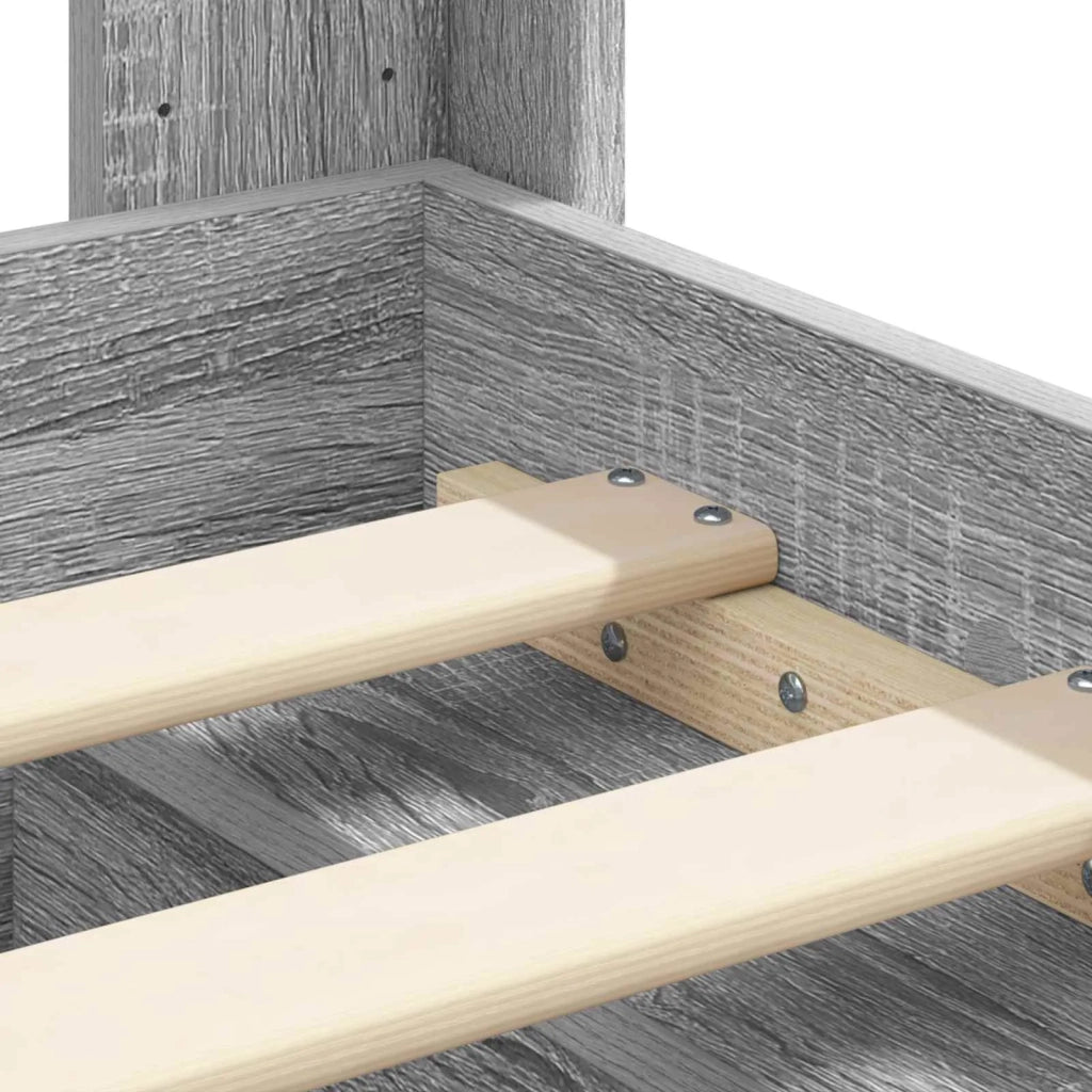 Letto da camera | Struttura del letto con stoccaggio e testata 3 pcs